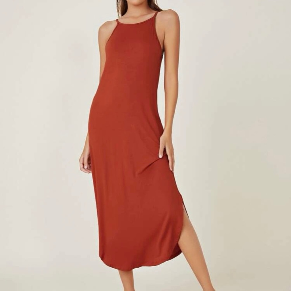 2/$20 Curved hem camisole dress